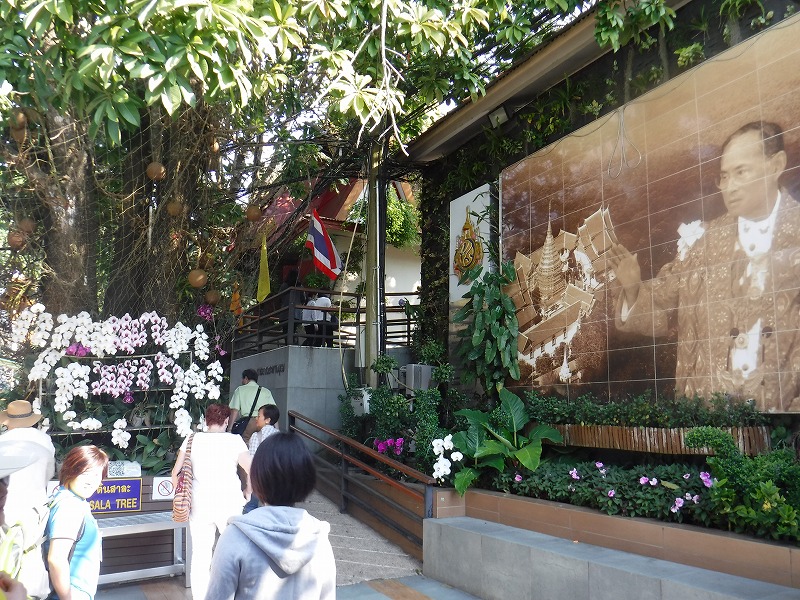 タイ チェンマイ観光_ドイステープ寺院日本語ガイド付きツアー_プミポン国王の写真