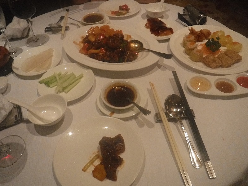 バンコク シャングリラホテル内の中華料理店シャンパレス_超豪華なバンコクの晩餐