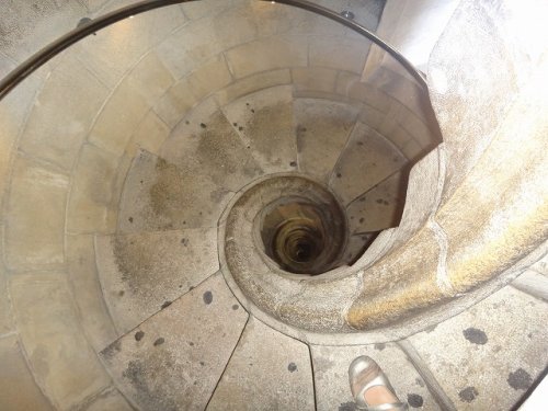 サグラダファミリア鐘楼の内部階段