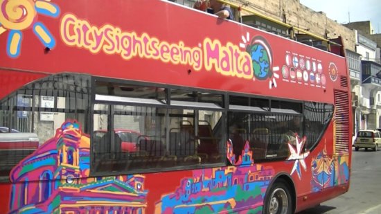 マルタの市内観光バスCity Sightseeing Malta Hop On Hop Off Bus_車両外観