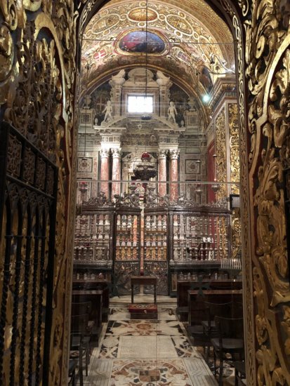 マルタ騎士団の聖ヨハネ大聖堂_内部_聖母フィレルモの礼拝堂