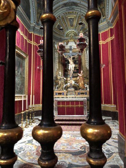 マルタ島の古都イムディーナ_イムディーナの大聖堂_キリスト象祭壇